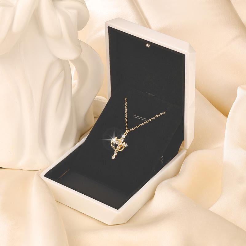 🎅Soldes de Noël - 50 % de réduction🎄Collier pendentif couronne avec croix
