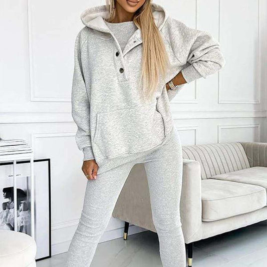 🔥Nur für kurze Zeit 50 % Rabatt 🔥Kapuzen-Sweatshirt-Anzug: lässig und bequem