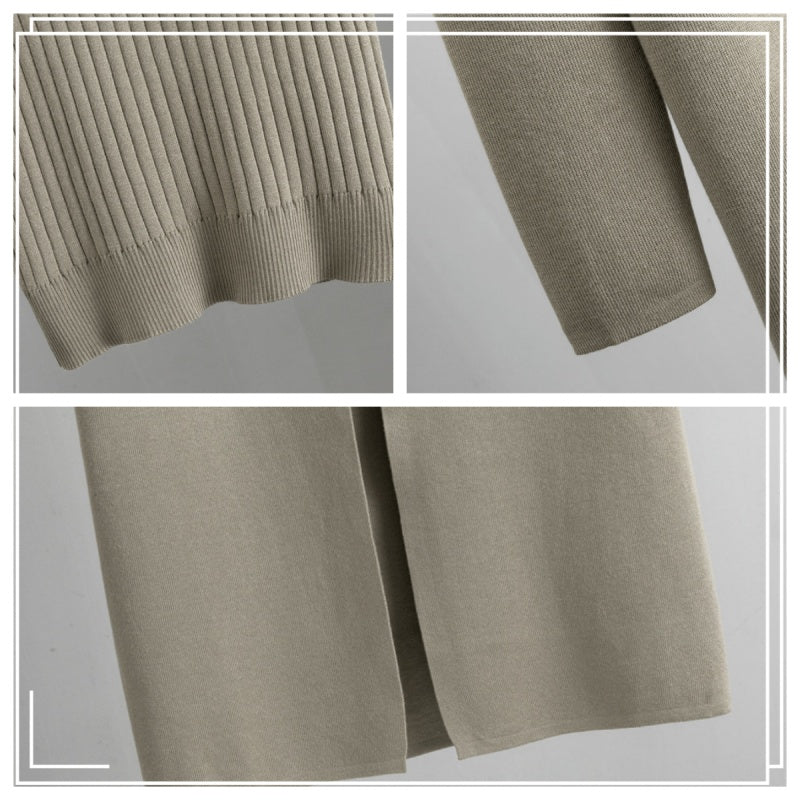 🔥Nur für kurze Zeit 50% Rabatt🔥3-teiliges Set – Herbst-Westen, Cardigan und Hosen