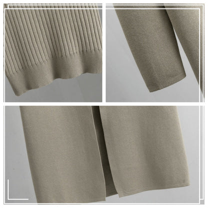 🔥Nur für kurze Zeit 50% Rabatt🔥3-teiliges Set – Herbst-Westen, Cardigan und Hosen