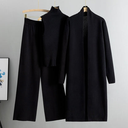 🔥Nur für kurze Zeit 50% Rabatt🔥3-teiliges Set – Herbst-Westen, Cardigan und Hosen