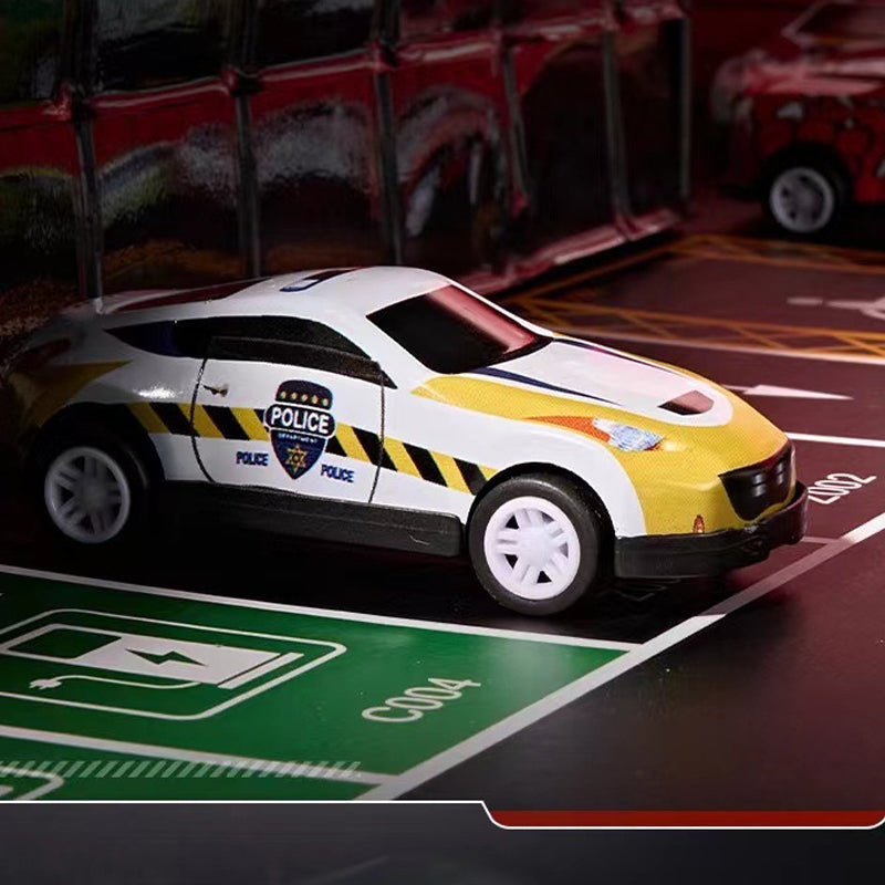 Bestes Geschenk🚗🚗🚗  48 Mini Pull-Back-Autos mit integrierter Garage