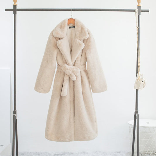 Warmer Premium-Kunstfellmantel
