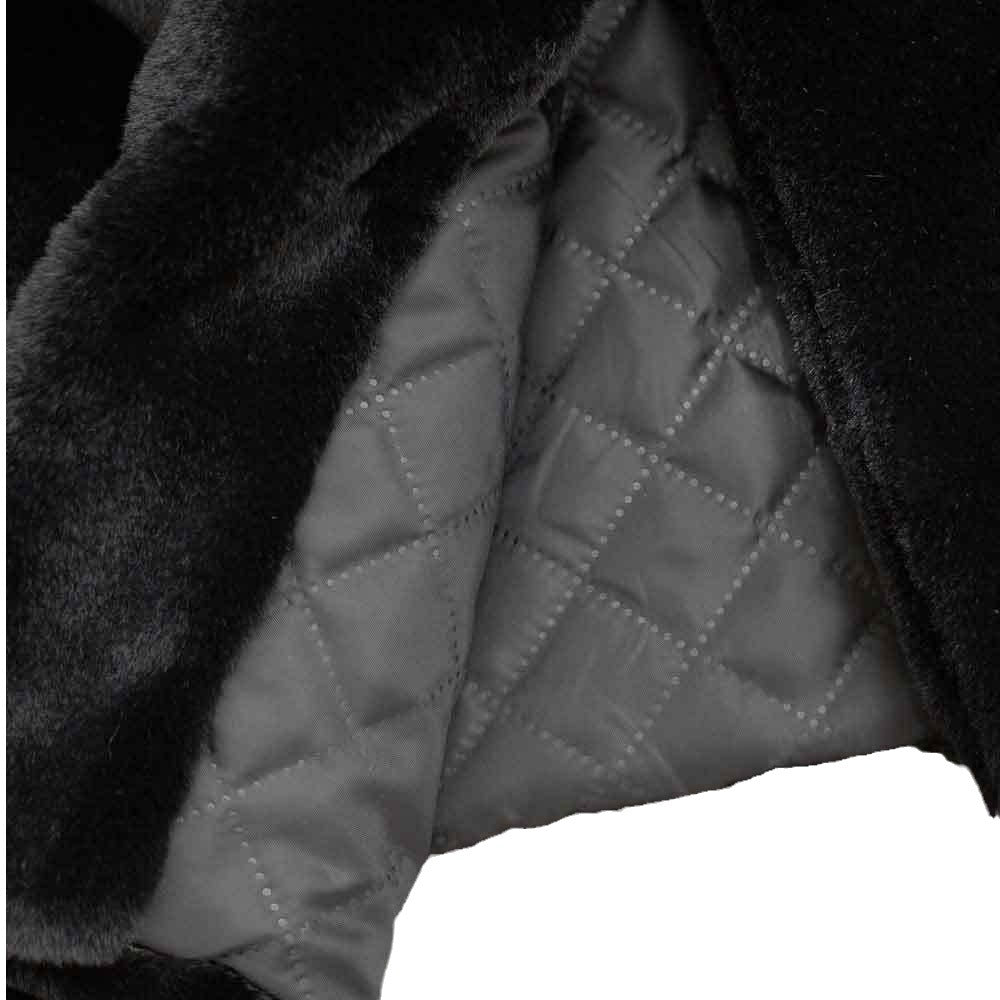 Warmer Premium-Kunstfellmantel