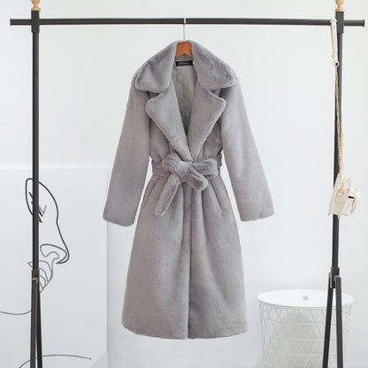 Warmer Premium-Kunstfellmantel