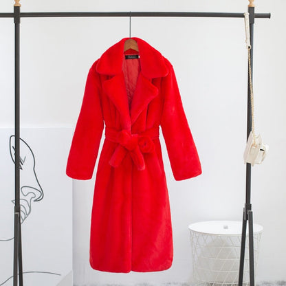 Warmer Premium-Kunstfellmantel