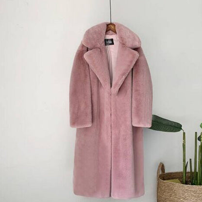 Warmer Premium-Kunstfellmantel