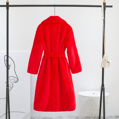 Warmer Premium-Kunstfellmantel