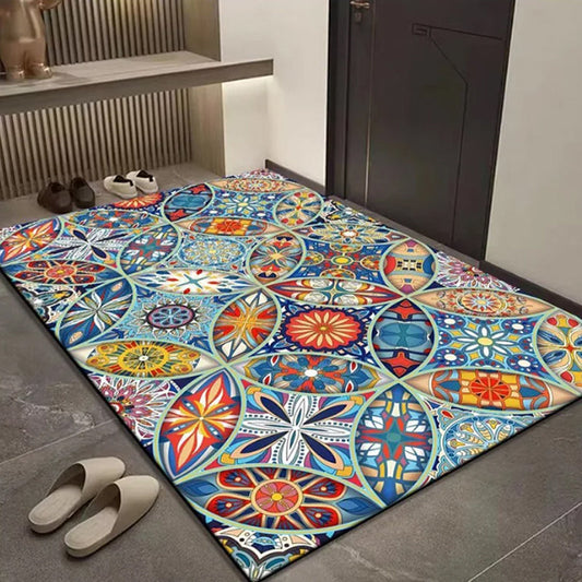 🔥🖤Black Friday Sale: 50 % RABATT🔥Geometrische Fußmatte im Boho-Stil für den Eingangsbereich