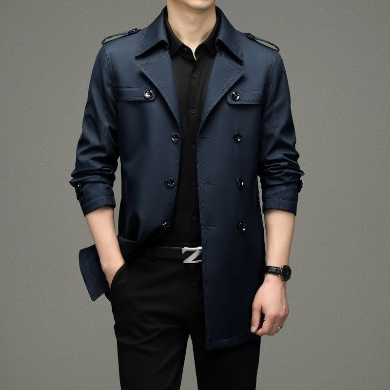 🔥Nur für kurze Zeit 50% Rabatt 🔥Herren Zweireiher Windbreaker Jacke