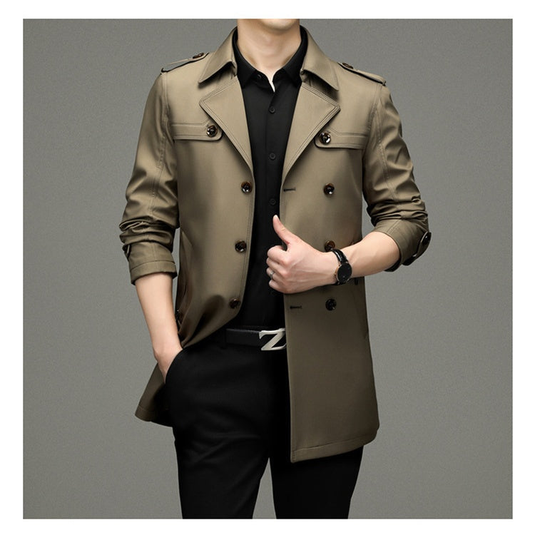 🔥Nur für kurze Zeit 50% Rabatt 🔥Herren Zweireiher Windbreaker Jacke
