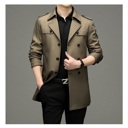 🔥Nur für kurze Zeit 50% Rabatt 🔥Herren Zweireiher Windbreaker Jacke