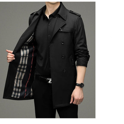 🔥Nur für kurze Zeit 50% Rabatt 🔥Herren Zweireiher Windbreaker Jacke