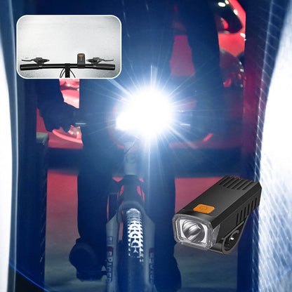 🔥Nur für kurze Zeit 50% Rabatt🔥Wasserdichte, wiederaufladbare LED-Fahrradlampe mit Clip