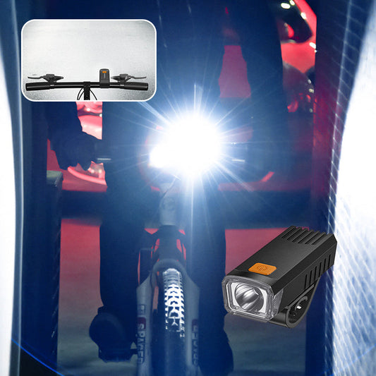 🔥Nur für kurze Zeit 50% Rabatt🔥Wasserdichte, wiederaufladbare LED-Fahrradlampe mit Clip