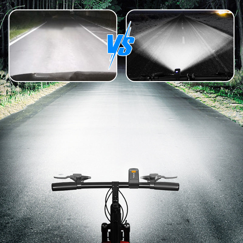🔥Nur für kurze Zeit 50% Rabatt🔥Wasserdichte, wiederaufladbare LED-Fahrradlampe mit Clip