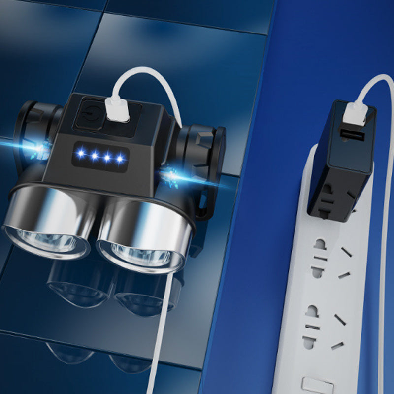 🔥Nur für kurze Zeit 50% Rabatt🔥Wasserdichte, wiederaufladbare LED-Fahrradlampe mit Clip