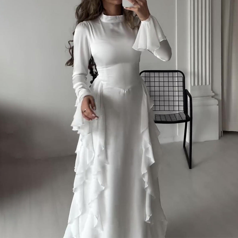 🔥🖤Black Friday Sale: 50% RABATT🔥Schickes, fließendes, glänzendes Kleid für Damen