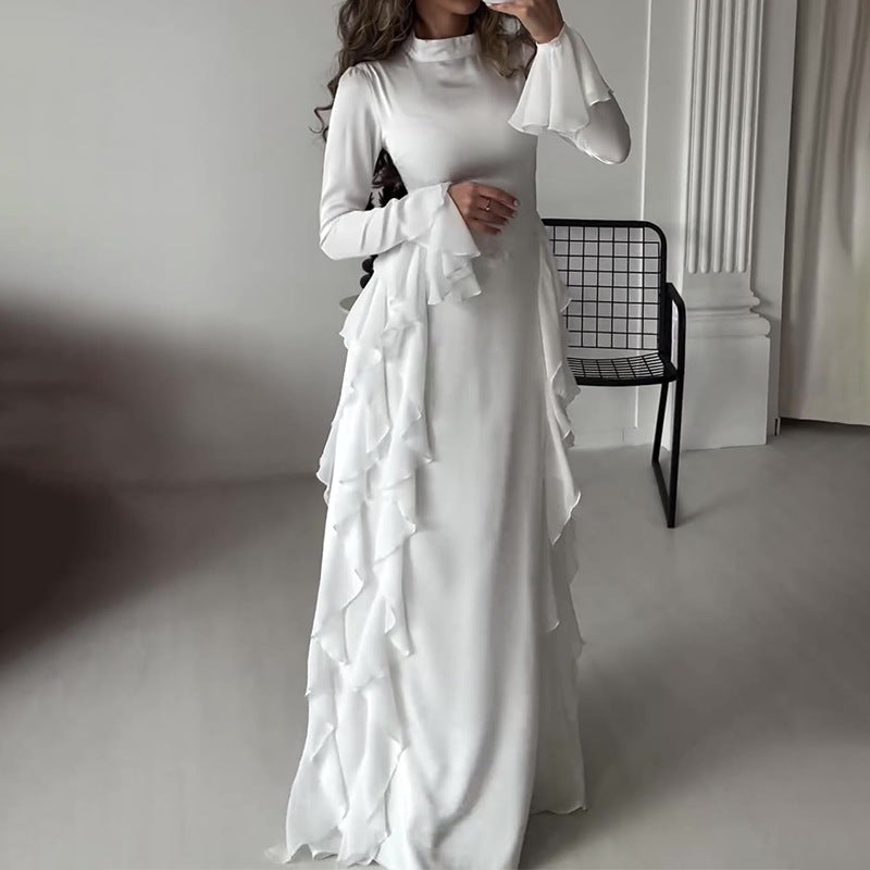 🔥🖤Black Friday Sale: 50% RABATT🔥Schickes, fließendes, glänzendes Kleid für Damen