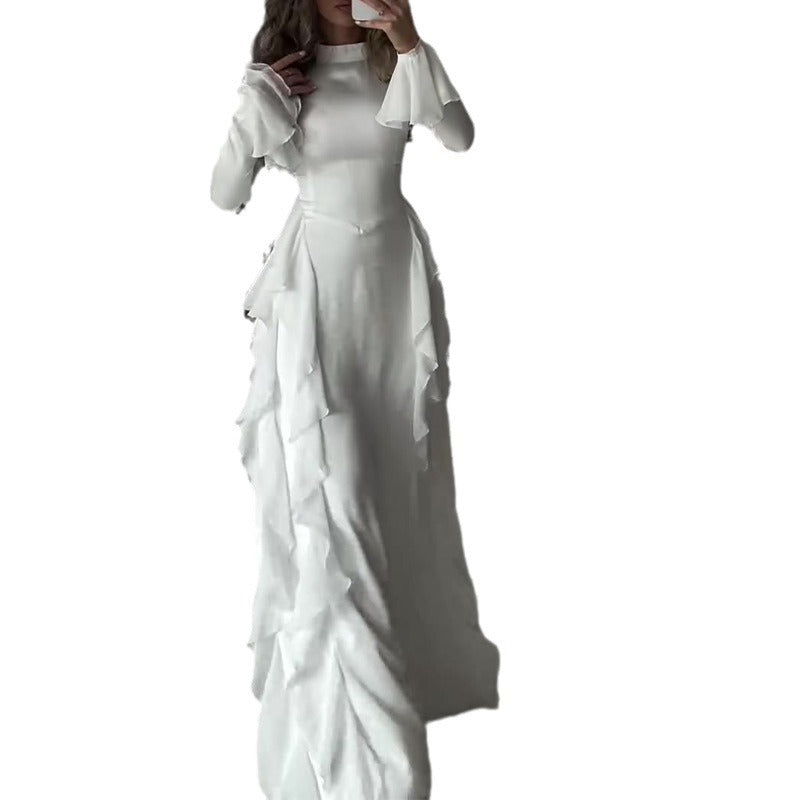 🔥🖤Black Friday Sale: 50% RABATT🔥Schickes, fließendes, glänzendes Kleid für Damen