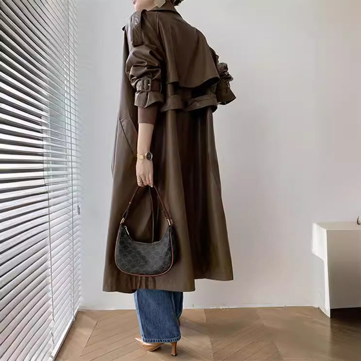 🔥Early Black Friday Sale:50% RABATT🔥Vintage Lederjacke für Damen