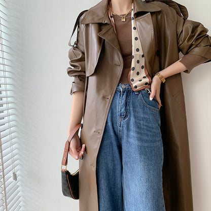 🔥Early Black Friday Sale:50% RABATT🔥Vintage Lederjacke für Damen