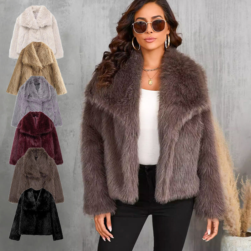 🔥🖤Vente anticipée Black Friday : 50 % de réduction🔥Prévente manteau de fourrure femme🔥Livraison gratuite