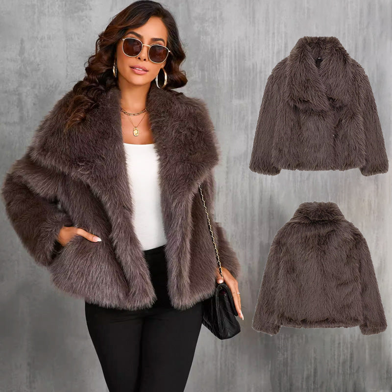 🔥🖤Vente anticipée Black Friday : 50 % de réduction🔥Prévente manteau de fourrure femme🔥Livraison gratuite