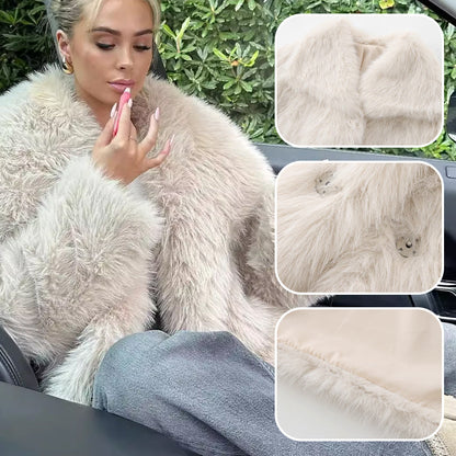 🔥🖤Vente anticipée Black Friday : 50 % de réduction🔥Prévente manteau de fourrure femme🔥Livraison gratuite