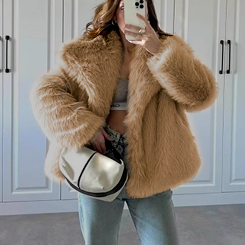 🔥🖤Vente anticipée Black Friday : 50 % de réduction🔥Prévente manteau de fourrure femme🔥Livraison gratuite