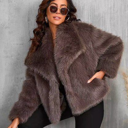 🔥🖤Vente anticipée Black Friday : 50 % de réduction🔥Prévente manteau de fourrure femme🔥Livraison gratuite