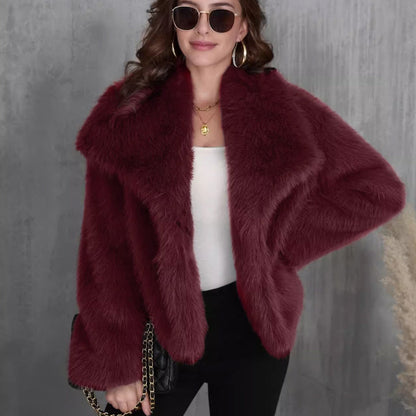 🔥🖤Vente anticipée Black Friday : 50 % de réduction🔥Prévente manteau de fourrure femme🔥Livraison gratuite