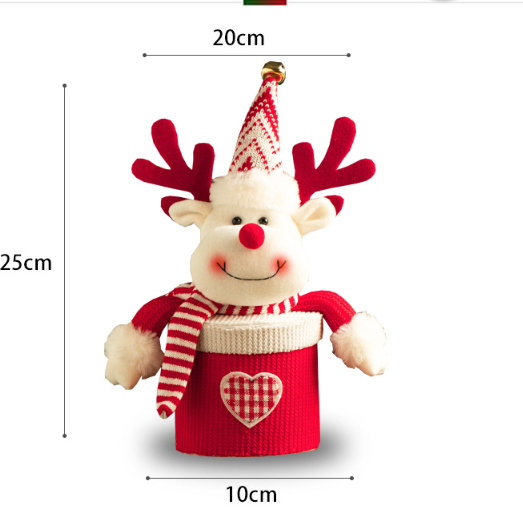 🎅Ventes de Noël - 50% DE RÉDUCTION🎄 Boîte cadeau de bonbons aux pommes de la Veille de Noël