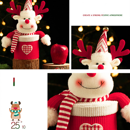 🎅Ventes de Noël - 50% DE RÉDUCTION🎄 Boîte cadeau de bonbons aux pommes de la Veille de Noël
