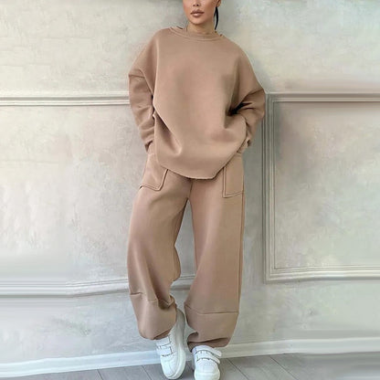 🔥🖤Black Friday Sale: 50% Rabatt🔥Damen 2-teiliges Oversized Sweatshirt-Set