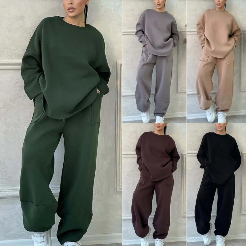 🔥🖤Black Friday Sale: 50% Rabatt🔥Damen 2-teiliges Oversized Sweatshirt-Set