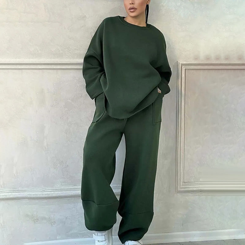 🔥🖤Black Friday Sale: 50% Rabatt🔥Damen 2-teiliges Oversized Sweatshirt-Set