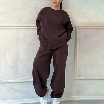 🔥🖤Black Friday Sale: 50% Rabatt🔥Damen 2-teiliges Oversized Sweatshirt-Set