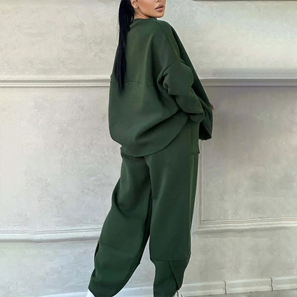 🔥🖤Black Friday Sale: 50% Rabatt🔥Damen 2-teiliges Oversized Sweatshirt-Set