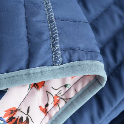 🔥🖤Soldes du Black Friday : 50 % de réduction🔥Veste matelassée fleurie décontractée tendance pour femme