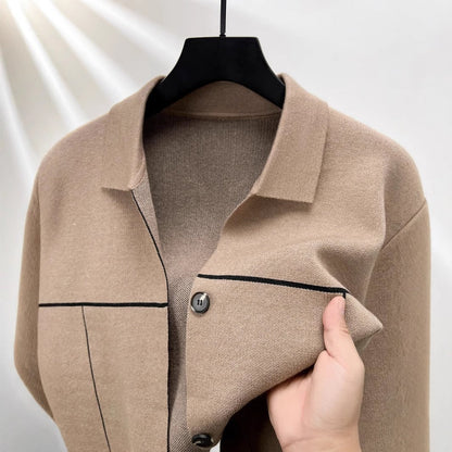 🔥🖤Black Friday Sale: 50% RABATT🔥Stylisches und bequemes Strickhemd für Herren